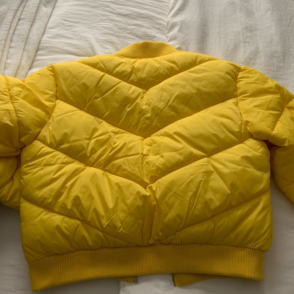 Yellow Puffer Jacket - image 2